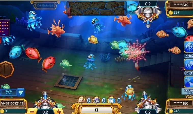 Cách Chơi Bắn Cá Vua Hải Tặc Dễ Thắng Tại V9Bet 2 Giao diện chơi Bắn Cá Vua Hải Tặc