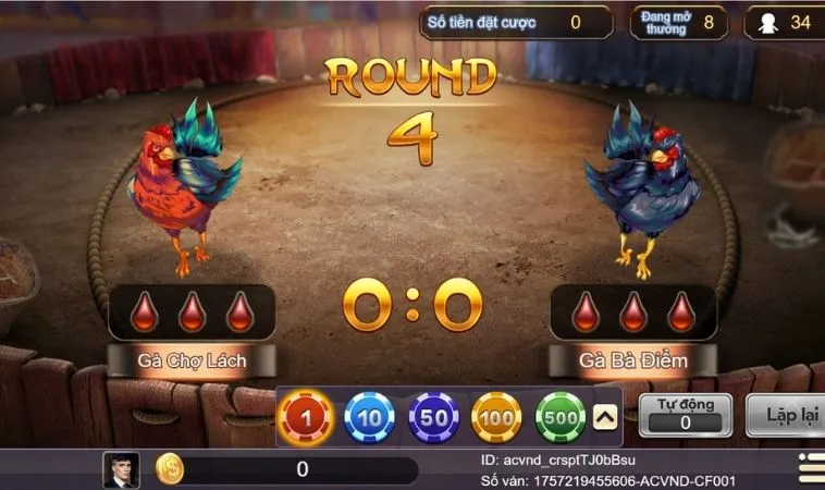 Cách Chơi Đá Gà 3D Tại V9Bet Giúp Người Mới Hiểu Nhanh 2 Giao diện chơi Đá Gà 3D Tại V9Bet
