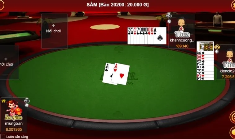 Cách Chơi Sâm Lốc V9Bet Với Luật Chuẩn Và Thủ Thuật Hiệu Quả 2 Giao diện chơi Sâm Lốc V9Bet