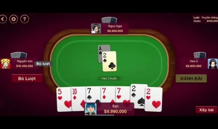 Cách Chơi Tiến Lên Miền Nam Tại Nhà Cái V9Bet Hiệu Quả 2 Giao diện chơi Tiến Lên Miền Nam Tại Nhà Cái V9Bet