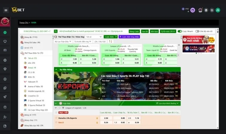 Cách Chơi Thể Thao Điện Tử Tại V9Bet Hiểu Rõ Luật Chơi Và Kèo 1 Thể Thao Điện Tử Tại V9Bet