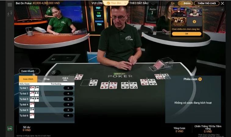 Trò Chơi Xì Tố V9Bet Chiến Thuật Chơi Và Tỷ Lệ Thưởng 2 Chơi Xì Tố V9Bet cùng dealer chia bài chuyên nghiệp